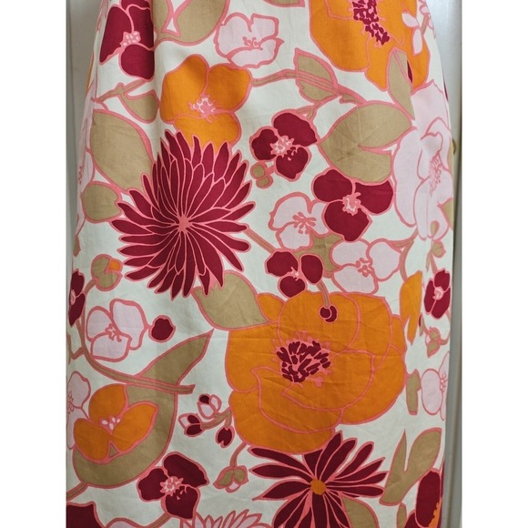 Vintage Y2K Ann Taylor NWT $129 Retro Hawaiian Floral Dress Size 6 Resort Beachy - Picture 4 of 6